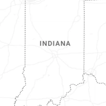 Regional Hail Map for Indianapolis, IN - Sunday, August 9, 2026