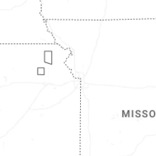 Regional Hail Map for Kansas City, MO - Sunday, August 9, 2026