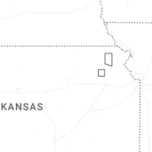 Regional Hail Map for Manhattan, KS - Sunday, August 9, 2026