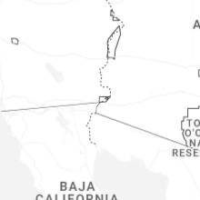 Regional Hail Map for Yuma, AZ - Sunday, August 9, 2026