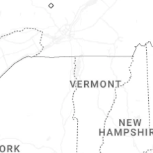 Regional Hail Map for Burlington, VT - Monday, August 10, 2026