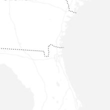 Regional Hail Map for Jacksonville, FL - Monday, August 10, 2026