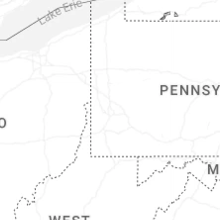 Regional Hail Map for Pittsburgh, PA - Monday, August 10, 2026