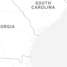 Regional Hail Map for Savannah, GA - Monday, August 10, 2026