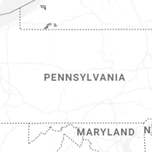 Regional Hail Map for State College, PA - Monday, August 10, 2026