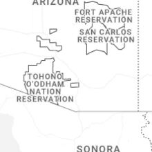 Regional Hail Map for Tucson, AZ - Monday, August 10, 2026