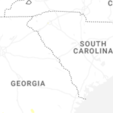 Regional Hail Map for Augusta, GA - Wednesday, August 12, 2026