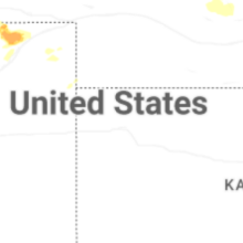 Regional Hail Map for Colby, KS - Wednesday, August 12, 2026