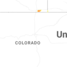 Regional Hail Map for Denver, CO - Wednesday, August 12, 2026