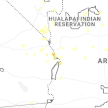 Regional Hail Map for Lake Havasu City, AZ - Wednesday, August 12, 2026