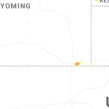 Regional Hail Map for Laramie, WY - Wednesday, August 12, 2026