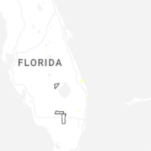 Regional Hail Map for Port Saint Lucie, FL - Wednesday, August 12, 2026