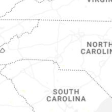 Regional Hail Map for Charlotte, NC - Thursday, August 13, 2026