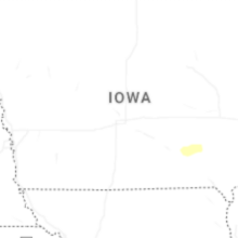 Regional Hail Map for Des Moines, IA - Thursday, August 13, 2026