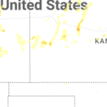 Regional Hail Map for Garden City, KS - Thursday, August 13, 2026