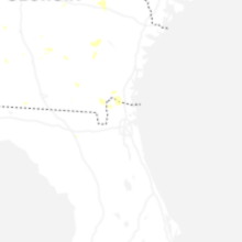 Regional Hail Map for Jacksonville, FL - Thursday, August 13, 2026