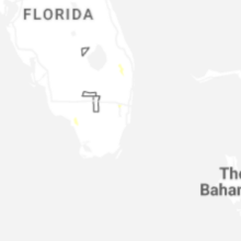 Regional Hail Map for Miami, FL - Thursday, August 13, 2026
