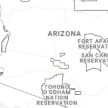 Regional Hail Map for Phoenix, AZ - Thursday, August 13, 2026