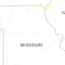 Regional Hail Map for Columbia, MO - Friday, August 14, 2026
