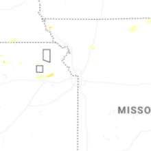 Regional Hail Map for Kansas City, MO - Friday, August 14, 2026