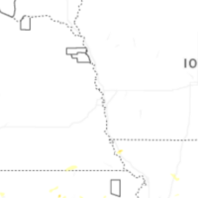 Regional Hail Map for Omaha, NE - Friday, August 14, 2026