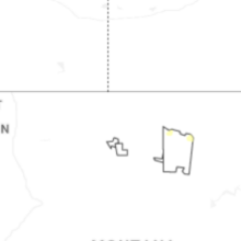 Regional Hail Map for Havre, MT - Sunday, August 16, 2026