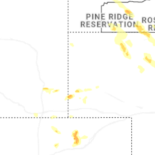 Regional Hail Map for Scottsbluff, NE - Sunday, August 16, 2026