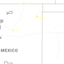 Regional Hail Map for Tucumcari, NM - Sunday, August 16, 2026