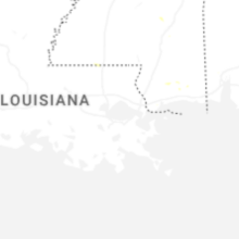 Regional Hail Map for New Orleans, LA - Monday, August 17, 2026