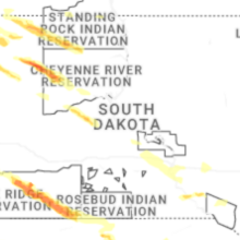 Regional Hail Map for Pierre, SD - Monday, August 17, 2026