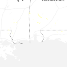 Regional Hail Map for Mobile, AL - Tuesday, August 18, 2026