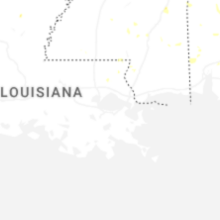 Regional Hail Map for New Orleans, LA - Tuesday, August 18, 2026