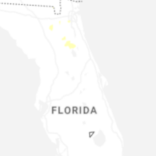 Regional Hail Map for Orlando, FL - Tuesday, August 18, 2026