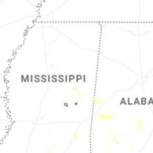 Regional Hail Map for Starkville, MS - Tuesday, August 18, 2026