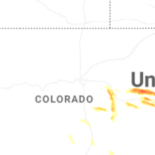 Regional Hail Map for Denver, CO - Wednesday, August 19, 2026