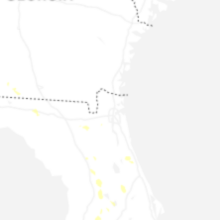 Regional Hail Map for Jacksonville, FL - Wednesday, August 19, 2026