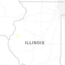 Regional Hail Map for Peoria, IL - Wednesday, August 19, 2026