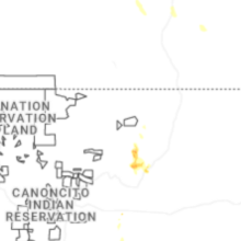 Regional Hail Map for Taos, NM - Wednesday, August 19, 2026