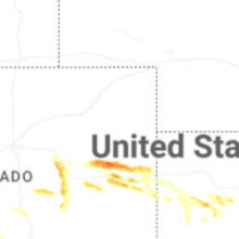 Regional Hail Map for Yuma, CO - Wednesday, August 19, 2026