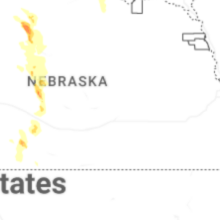 Regional Hail Map for Grand Island, NE - Thursday, August 20, 2026