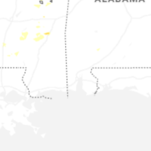 Regional Hail Map for Mobile, AL - Thursday, August 20, 2026