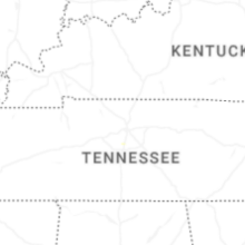 Regional Hail Map for Nashville, TN - Thursday, August 20, 2026