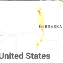 Regional Hail Map for North Platte, NE - Thursday, August 20, 2026