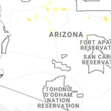 Regional Hail Map for Phoenix, AZ - Thursday, August 20, 2026