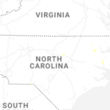 Regional Hail Map for Raleigh, NC - Thursday, August 20, 2026