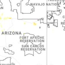 Regional Hail Map for Show Low, AZ - Thursday, August 20, 2026