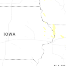 Regional Hail Map for Cedar Rapids, IA - Friday, August 21, 2026