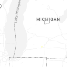 Regional Hail Map for Grand Rapids, MI - Friday, August 21, 2026