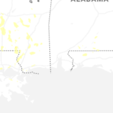 Regional Hail Map for Mobile, AL - Friday, August 21, 2026