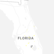 Regional Hail Map for Orlando, FL - Friday, August 21, 2026